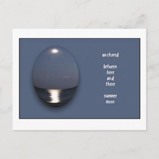 Summer Moon Briefkaart (Voorkant)