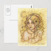 Summer Moon Briefkaart (Voorkant / Achterkant)