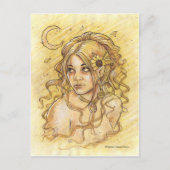 Summer Moon Briefkaart (Voorkant)