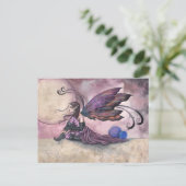 Summer Moon Fairy Briefkaart beroemd gemaakt door (Staand voorkant)