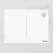 Summer Morning Glory Garden Briefkaart (Achterkant)