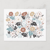 Summer Morning Glory Garden Briefkaart (Voorkant)