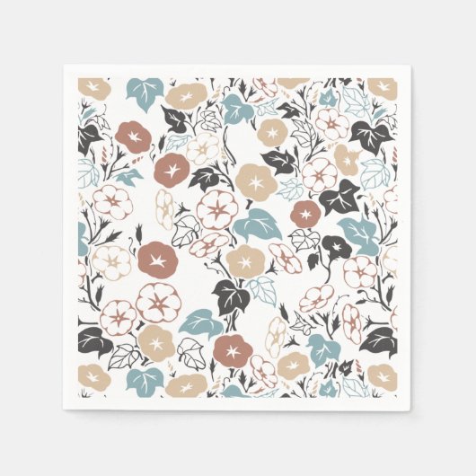 Summer Morning Glory Garden Servet (Voorkant)