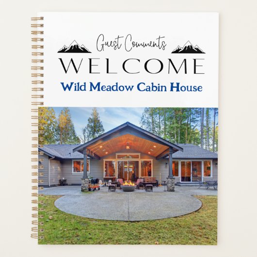 Summer Mountain Cabin Rental Reacties van gasten Planner (Voorkant)
