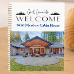 Summer Mountain Cabin Rental Reacties van gasten Planner<br><div class="desc">Introductie van het vakantieverhuur foto gast commentaar inloggen boek, een unieke en moderne manier om uw gasten te verwelkomen in hun huis weg van huis en verzamelen van prachtige opmerkingen en feedback over hun verblijf. Ons stijlvolle gastenboek bevat een gepersonaliseerde foto van uw huurwoning, optionele QR-code aan de achterkant, zodat...</div>