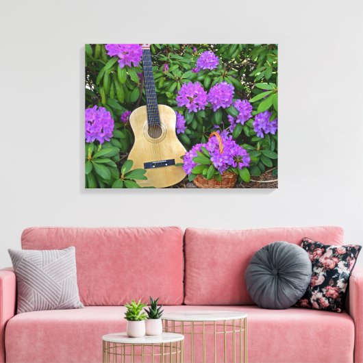 Summer Music Canvas Afdruk (Insitu (Woonkamer))