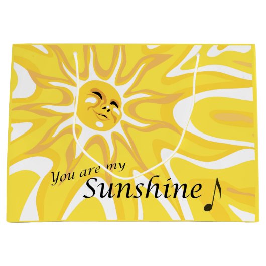 Summer My Sunshine Lg Gift Bag Large Cadeautasje (Voorkant)