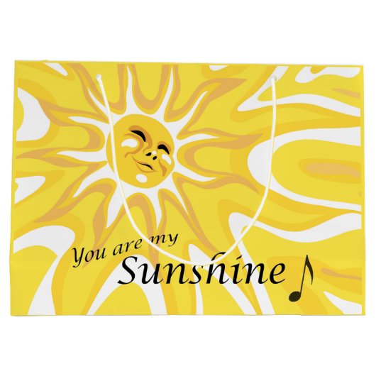 Summer My Sunshine Lg Gift Bag Large Cadeautasje (Achterkant)