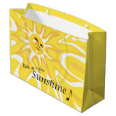 Summer My Sunshine Lg Gift Bag Large Cadeautasje (Achterkant Gekanteld)