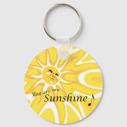 Summer My Sunshine Sun Sleutelhanger (Voorkant)