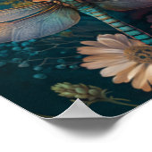 Summer Naight Midnight Dragonfly Poster (Hoek)