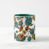 Summer Nasturtiums Two-Tone Coffee Mok (Midden)