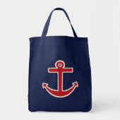 Summer Nautical Anchor Cruise Tas Beach Bag (Voorkant)