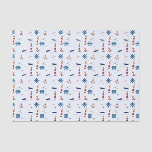 Summer Nautical Tissuepapier (Voorkant)