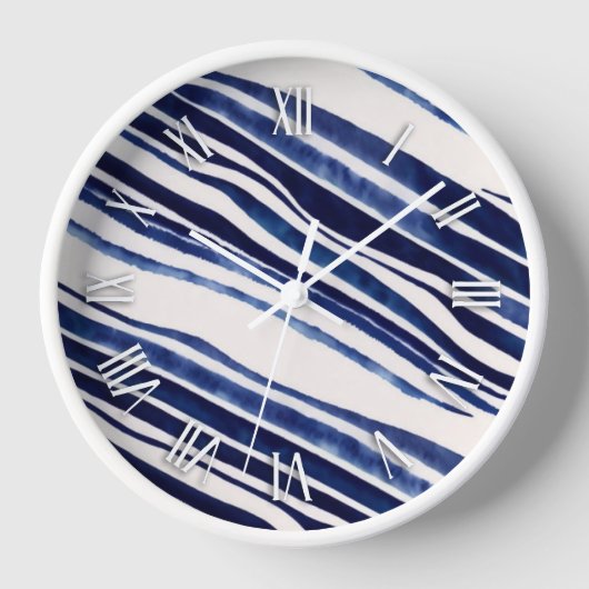 Summer Navy Blue Boat Popular Stripes Collectie (Voorkant)
