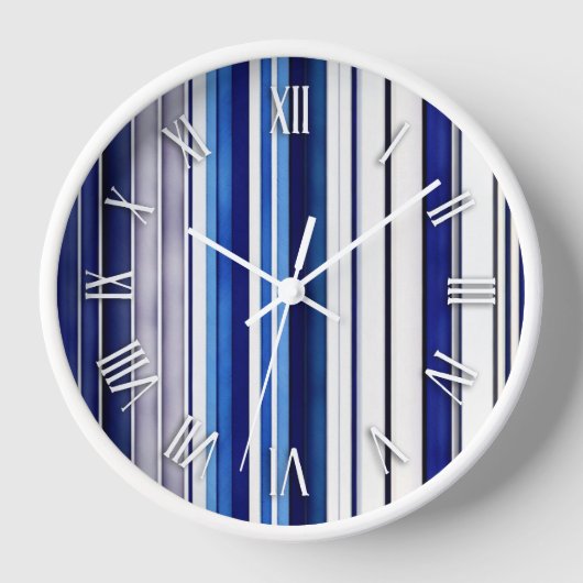 Summer Navy Blue Boat Trendy Stripes Collectie (Voorkant)