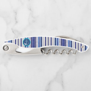 Summer Navy Blue Boat Trendy Stripes Collectie Kurkentrekker