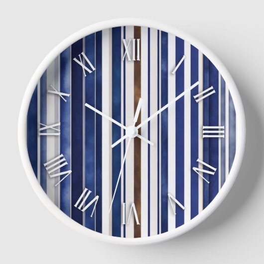 Summer Navy Blue Trendy Boat Stripes Collectie (Voorkant)