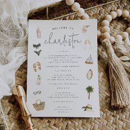 Summer Neutrals Bachelorette Weekend Itinerary Kaart