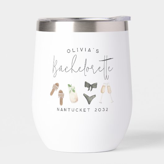 Summer Neutrals Personalized Bachelorette Party (Links)