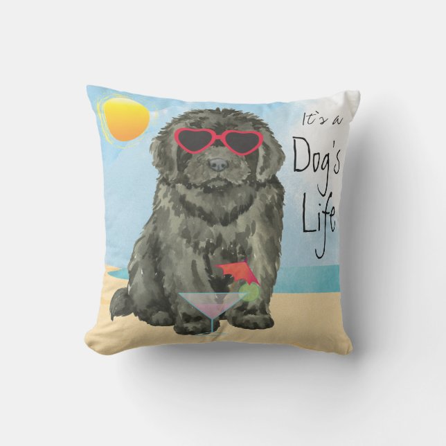 Summer Newfoundland Outdoor Pillow Buitenkussen (Voorkant)