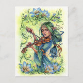 Summer Night Fiddler Briefkaart (Voorkant)