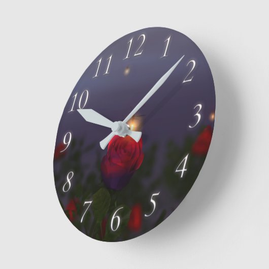 Summer Nightlight Clock Ronde Klok (Hoek)