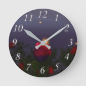 Summer Nightlight Clock Ronde Klok (Voorkant)