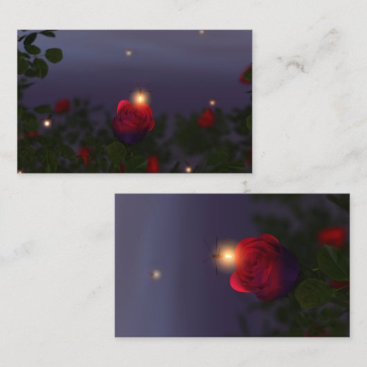 Summer Nightlights Bladwijzer Visitekaartje (Voorkant / Achterkant)