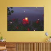 Summer Nightlights Canvas Print (Insitu (Woonkamer))