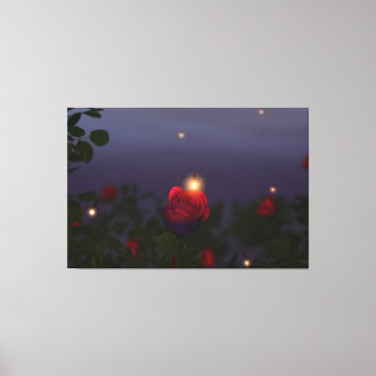 Summer Nightlights Canvas Print (Voorkant)