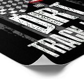 Summer Nights Dirt Track Lights Racing Motocross Poster (Hoek)