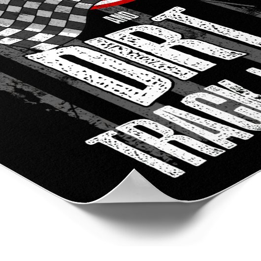 Summer Nights Dirt Track Lights Racing Motocross Poster (Hoek)