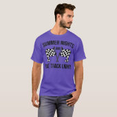 Summer Nights en Race Track Lights T-shirt (Voorkant volledig)