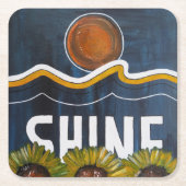 Summer Nights Painting by Alfred Fox Kartonnen Onderzetters (Voorkant)