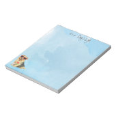Summer Norfolk Terrier Notepad Notitieblok (Linkerzijde)