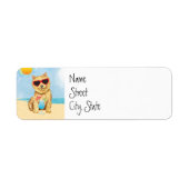 Summer Norwich Terrier Label (Voorkant)