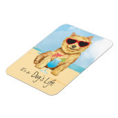 Summer Norwich Terrier Magnet Magneet (Linkerzijde)