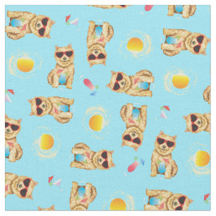 Summer Norwich Terrier Stof
