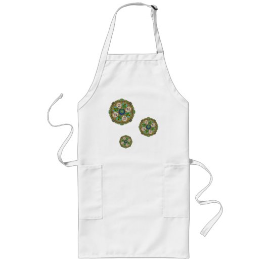 Summer Nouveau Apron Lang Schort (Voorkant)