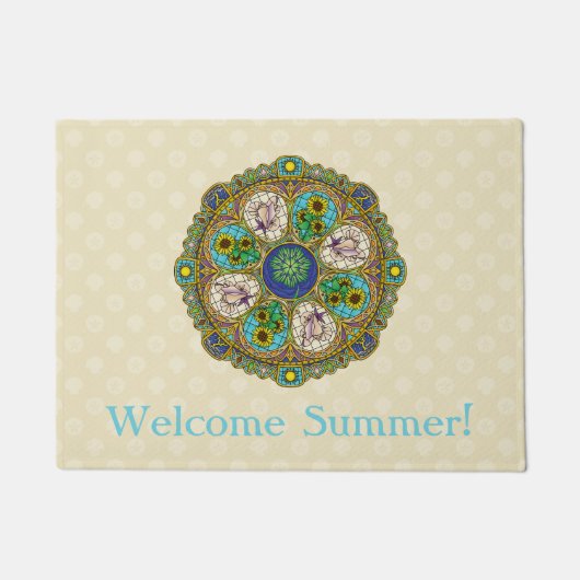 Summer Nouveau Doormat Deurmat (Voorkant)