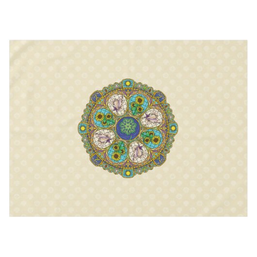 Summer Nouveau Tablecloth Tafelkleed (Voorkant (Horizontaal))