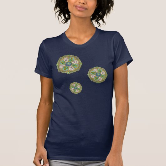 Summer Nouveau Women's Dark Shirt (Voorkant)