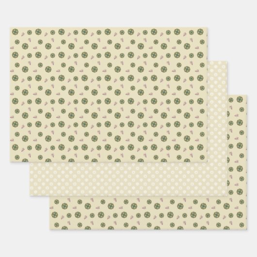 Summer Nouveau Wrapping Paper Set (Set)