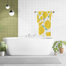 Summer Novelty Lemon-Pattern Gedrukt Bad Handdoek