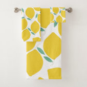 Summer Novelty Lemon-Pattern Gedrukt Bad Handdoek (Insitu)