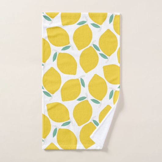 Summer Novelty Lemon-Pattern Gedrukt Bad Handdoek (Handdoek)