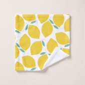 Summer Novelty Lemon-Pattern Gedrukt Bad Handdoek (Wasdoekje)
