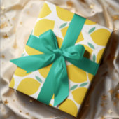 Summer Novelty Lemon-Pattern Gedrukt Cadeaupapier