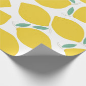 Summer Novelty Lemon-Pattern Gedrukt Cadeaupapier (Hoek)